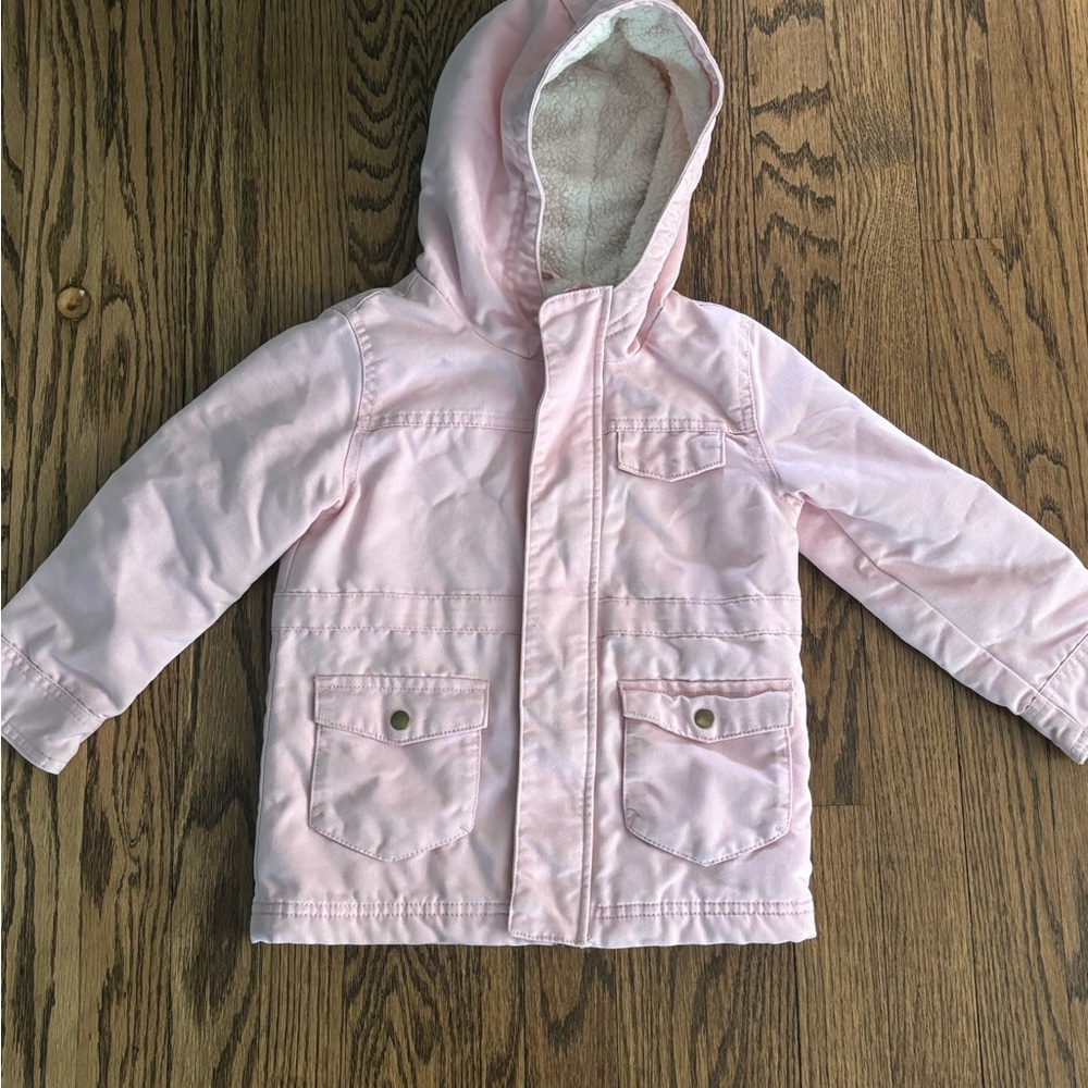 Cat & Jack Light Pink Hooded Coat